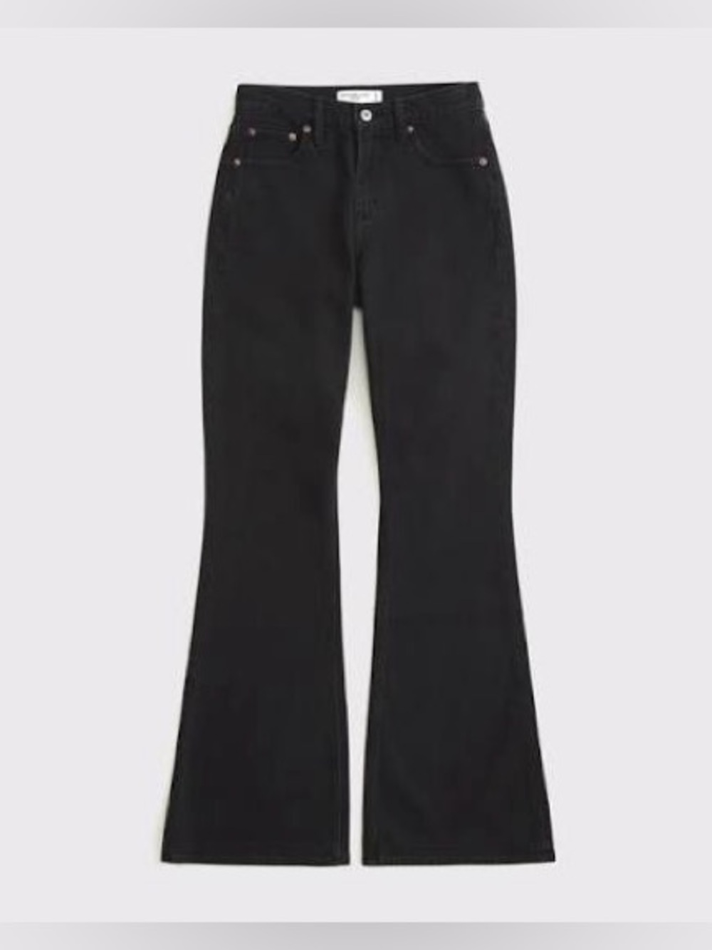Abercrombie & Fitch The Flare Ultra High Rise Black Size 4R